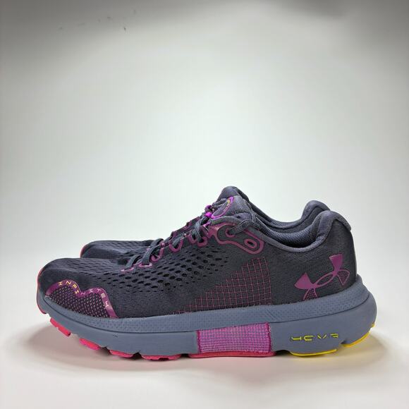 Under Armour UA HOVR Infinite 4 Neutral Grape Purple Running Shoe Women Size 9.5 - Picture 2 of 10